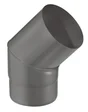 Coude émaillé 45° pour raccordement ISOTIP JONCOUX Diam. 125 mm L. 13cm Ep. 0.7mm