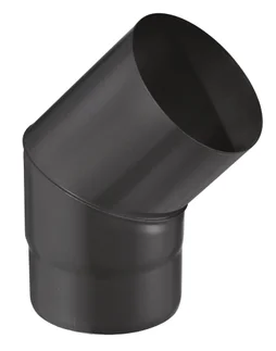 Coude émaillé 45° pour raccordement ISOTIP JONCOUX Diam. 150 mm L. 16cm Ep. 0.7mm