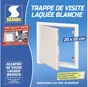 Trappe De Visite Blanche Laquée Semin, 20 X 20 Cm