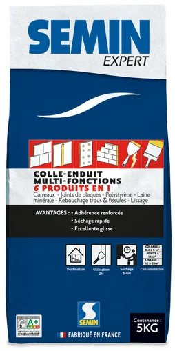Colle Enduit Multifonctions Semin, 5 Kg