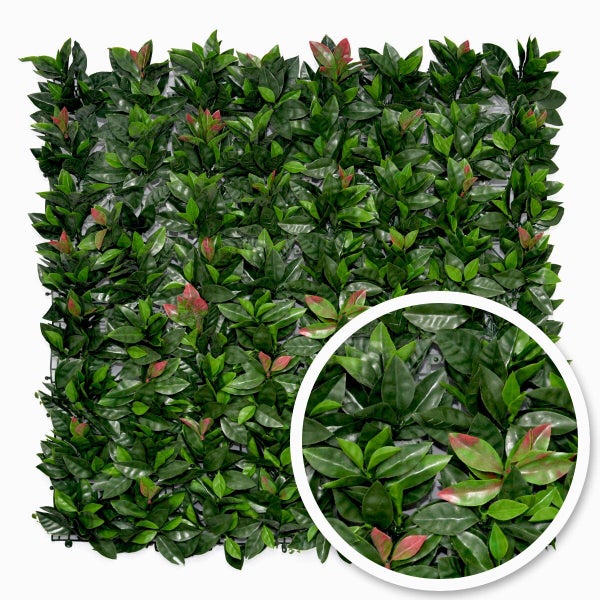 Feuillage Artificiel Photinia, H.1 X L.1 M