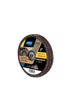 Lot De 3 Disques Décapants Express Norton Pour Bois/Vernis, 125 X 22,23 Mm