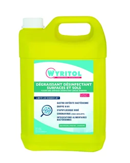 Désinfectant Dégraissant Surfaces Et Sols Wyritol 5L