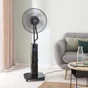 Ventilateur brumisateur sur pied, EQUATION, Diam. 40 cm, 70 W noir