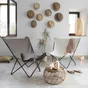 Fauteuil de jardin en acier Pop up xl grès LAFUMA MOBILIER