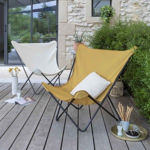 Fauteuil de jardin en acier Pop up xl curry LAFUMA MOBILIER