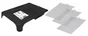 Bac à peinture et 3 recharges jetables, DEXTER, L. 180 mm
