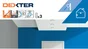 Lot de 3 recharges pour peindre une surface lisse l.180 mm DEXTER