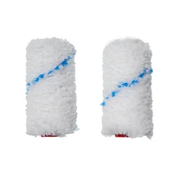 Lot de 2 mini manchons peinture pour mur lisse, DEXTER, l.60 mm