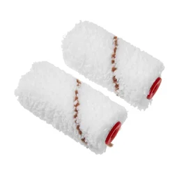 Lot De 2 Mini Manchons Lasure, Huile Et Saturateur Pour Mur Lisse Dexter L.60 Mm