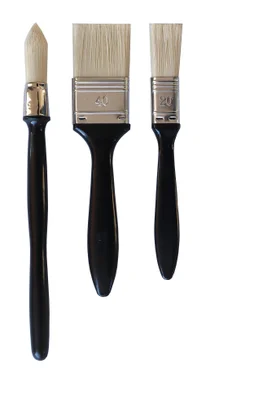 Lot de 3 pinceaux pour peindre toute surface