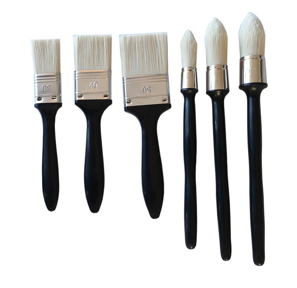 Lot de 6 pinceaux pour peindre toute surface
