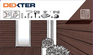 Lot de rouleaux pour vernir, huiler, vitrifier, lasurer et saturer DEXTER