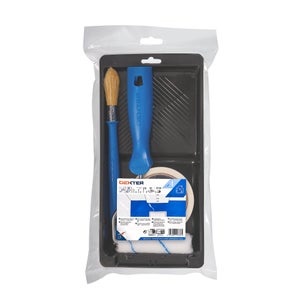 Kit d'outils pour mur ou plafond lisses minirouleau, DEXTER, 110 mm