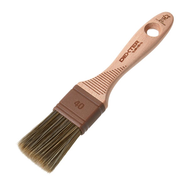 Pinceau Plat Bois Dexter Pro, 40 Mm Pour Huile, Vernis, Lasure