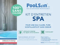 Kit spécial pour spa POOLSAN 100% sans chlore 0.7 kg