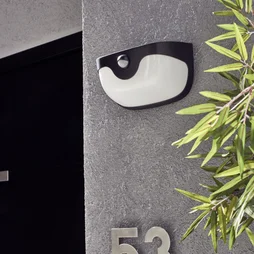 Applique Avec Détecteur De Mouvement Solaire 300 Lumen Noir