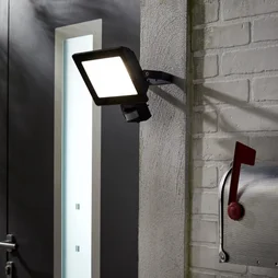 Projecteur détecteur extérieur led intégrée 4000 lm anthracite YONKERS INSPIRE