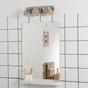 Rampe 3 Spots, Classique, Plastique Chrome