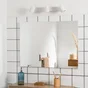 Rampe 3 Spots, Essentiel, Métal Blanc, Inspire Doli