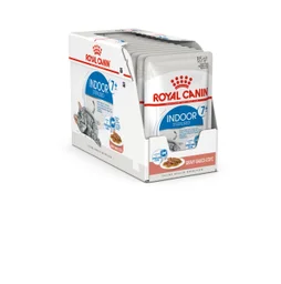 Pâtée Chat Indoor 7+ Sauce 12X85G ROYAL CANIN