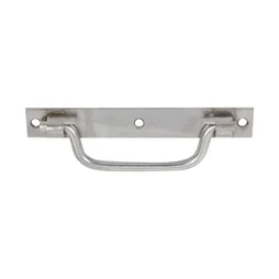 Poignée Sur Platine Avec Bouts Carrés Inox Mat Afbat, H.9.5 X L.140 X P.35 Mm