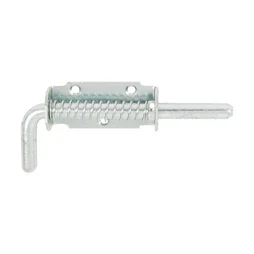 Verrou Pistolet À Ressort D14 Mm Afbat, Acier Inox Brossé Gris