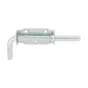 Verrou Pistolet À Ressort D14 Mm Afbat, Acier Inox Brossé Gris