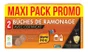 Lot de 2 bûches de ramonage 1100g + certif
