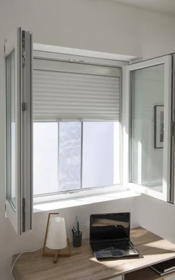 Moustiquaire extensible ARTENS 50x70/132 cm - cadre alu blanc