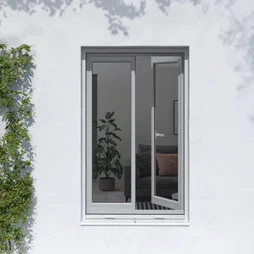 Moustiquaire enroulement vertical 160x160 cadre alu blanc
