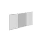 Moustiquaire extensible 70x100 cadre alu blanc