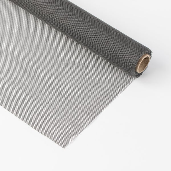 Moustiquaire 120x300 rouleau gris