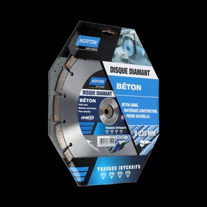 Disque Diamant Intensif Segmenté Pour Matériaux De Construction Norton,Diam230Mm