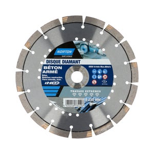 Disque Diamant Extrême Segmenté Pour Matériaux De Construction Norton,Diam.230Mm