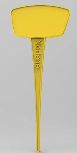 Lot De 5 Étiquettes À Planter Jaune Nortene, H.25 Cm