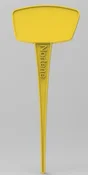 Lot De 5 Étiquettes À Planter Jaune Nortene, H.25 Cm