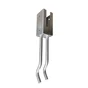 Support À Sceller Acier Galvanisé Gris, H.35 Cm X Section 70 X 70 Mm