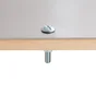 Lot De 12 Boulons Tête Ronde Acier Zingué, L.40 X Diam.4 Mm Standers