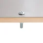 Lot De 6 Boulons Tête Ronde Acier Zingué, L.60 X Diam.6 Mm Standers