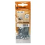 Lot De 25 Boulons Tête Cylindrique Acier Zingué, L.30 X Diam.3 Mm Standers
