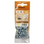 Lot De 25 Boulons Tête Cylindrique Acier Zingué, L.16 X Diam.4 Mm Standers