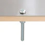 Lot De 25 Boulons Tête Cylindrique Acier Zingué, L.16 X Diam.4 Mm Standers