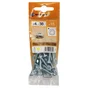 Lot De 15 Boulons Tête Cylindrique Acier Zingué, L.30 X Diam.4 Mm Standers