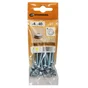 Lot De 15 Boulons Tête Cylindrique Acier Zingué, L.40 X Diam.4 Mm Standers