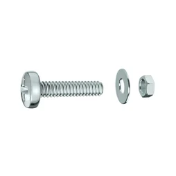 Lot De 12 Boulons Tête Cylindrique Acier Zingué, L.50 Standers
