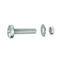 Lot De 12 Boulons Tête Cylindrique Acier Zingué, L.50 Standers