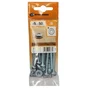 Lot De 8 Boulons Tête Cylindrique Acier Zingué, L.50 X Diam.5 Mm Standers