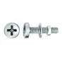 Lot De 8 Boulons Tête Cylindrique Acier Zingué, L.50 X Diam.5 Mm Standers