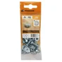 Lot De 20 Boulons Tête 6 Pans Acier Zingué, L.15 X Diam.5 Mm Standers